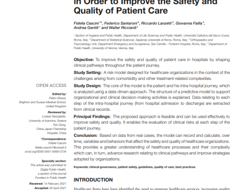 Sviluppare un approccio basato sui dati per migliorare la sicurezza del paziente e la qualità delle cure